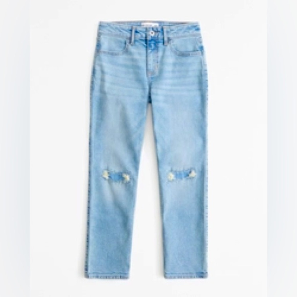 Abercrombie Girls 90s high rise straight jeans size 11/12